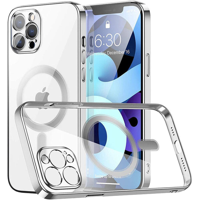 Case For Apple Iphone 14 Pro, Max, Shockproof Magnetic Silicone Cover