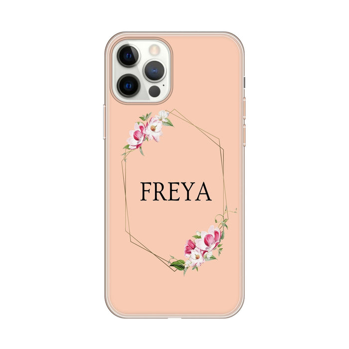 Personalised Case Silicone Gel Ultra Slim for All Apple Mobiles - FLO198