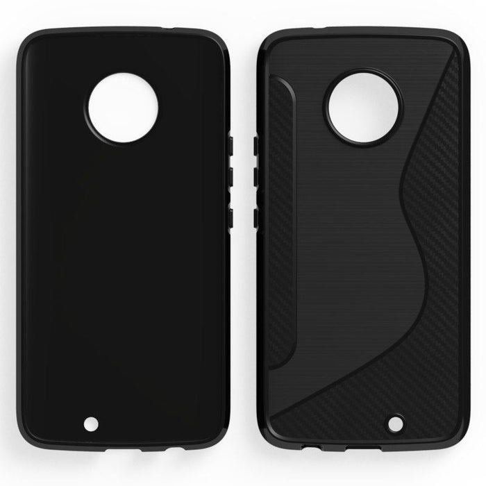 S-Gel Wave Tough Shockproof Phone Case Gel Cover Skin for Motorola Moto X4