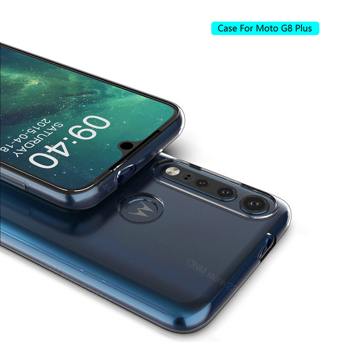 Motorola G8 Plus Silicone Gel Ultra Slim Case Clear