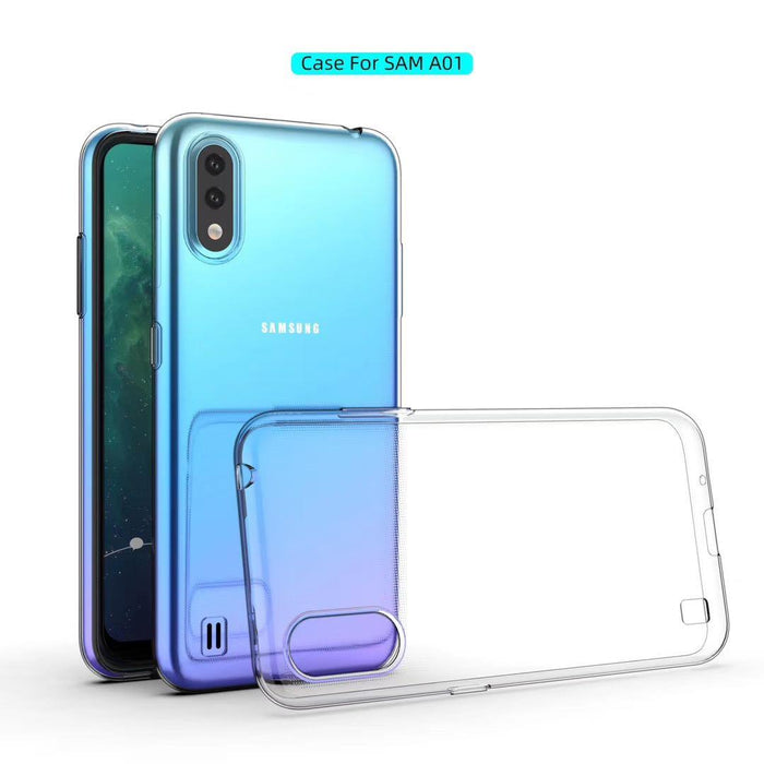 Samsung Galaxy A01 Silicone Gel Ultra Slim Case Clear