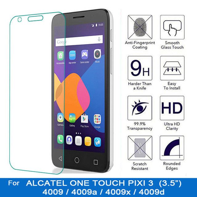 Alcatel Pixi 3 (3.5) 2.5D Tempered Glass Screen Protector