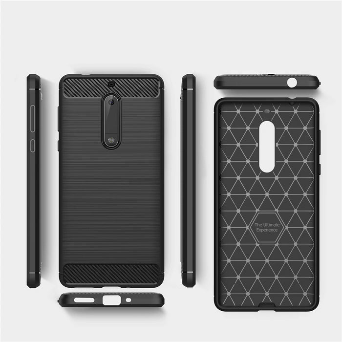 For NOKIA 5.1 Plus Armour Shockproof Gel Case Silicone Cover Case Thin
