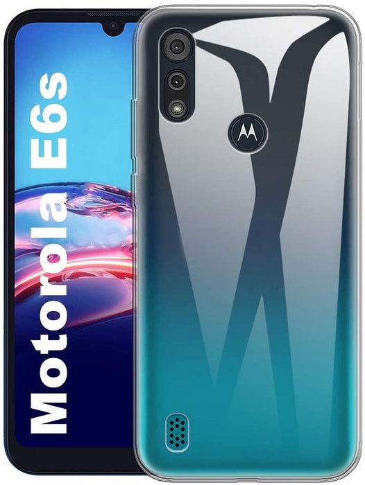 Motorola Moto E6s Silicone Gel Ultra Slim Case Clear
