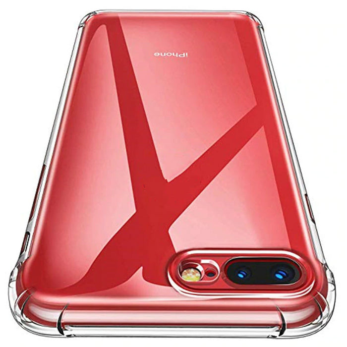 Apple iPhone Xs Max Hybrid Gel Four Corner Cushion Case [CLEAR]