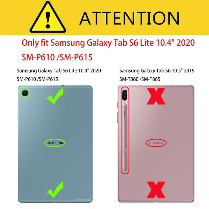 Samsung Galaxy Tab S6 LITE 10.4" (P610 / P615) 360 Rotating Folio Case