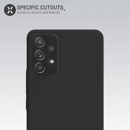 Black Gel Case Tough Shockproof Phone Case Gel Cover Skin for Samsung Galaxy A54