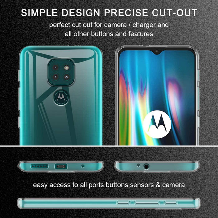 Motorola G9 Play Silicone Gel Ultra Slim Case Clear