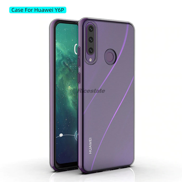 Huawei Y6P (2020) Silicone Gel Ultra Slim Case Clear