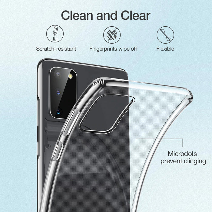 Samsung Galaxy S20+ Silicone Gel Ultra Slim Case Clear
