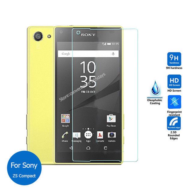 Sony Xperia Z5 Compact  2.5D Tempered Glass Screen Protector