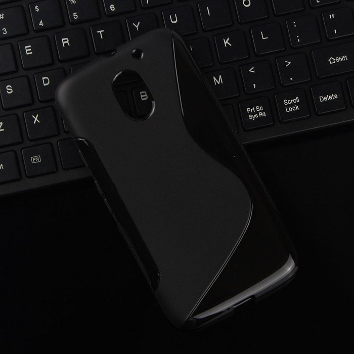 S-Gel Wave Tough Shockproof Phone Case Gel Cover Skin for Motorola Moto E3
