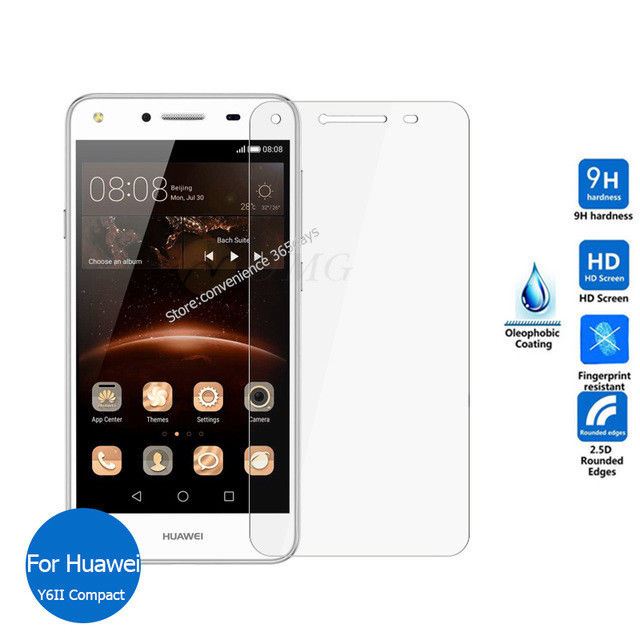 Huawei Y6II Compact 2.5D Tempered Glass Screen Protector