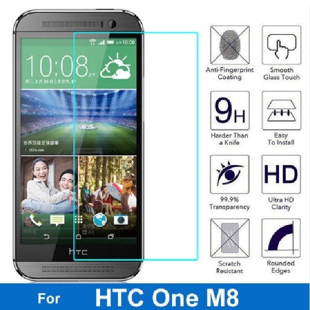HTC One M8 2.5D Tempered Glass Screen Protector