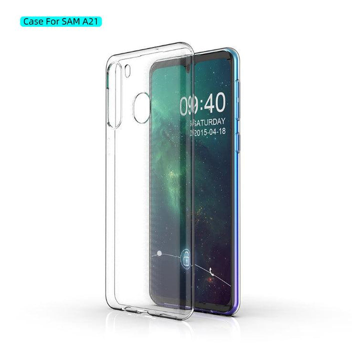 Samsung Galaxy A21 Silicone Gel Ultra Slim Case Clear