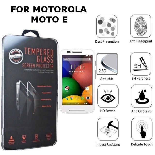Motorola Moto E 2.5D Tempered Glass Screen Protector