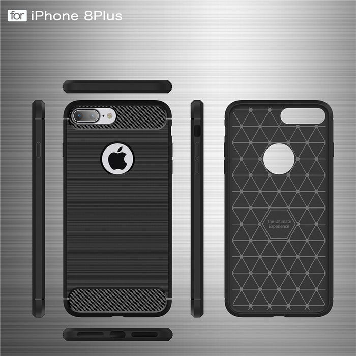 For Apple iPhone 7 / 8 PLUS Armour Shockproof Gel Case Silicone Cover Case Thin