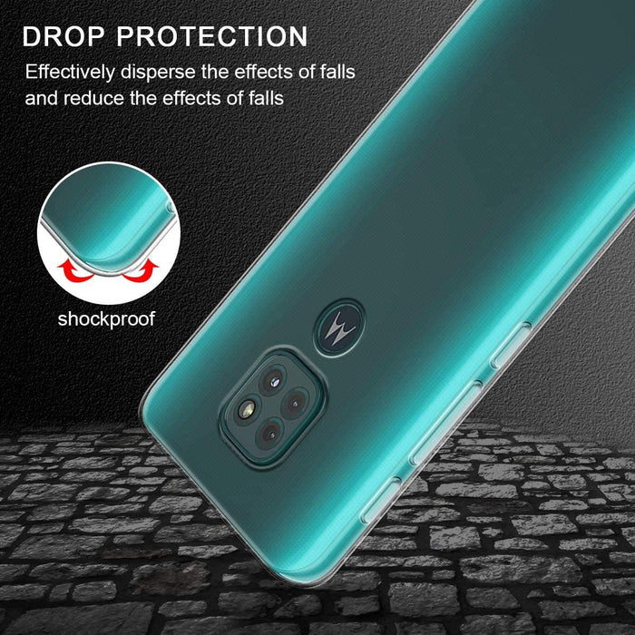 Motorola G9 Play Silicone Gel Ultra Slim Case Clear