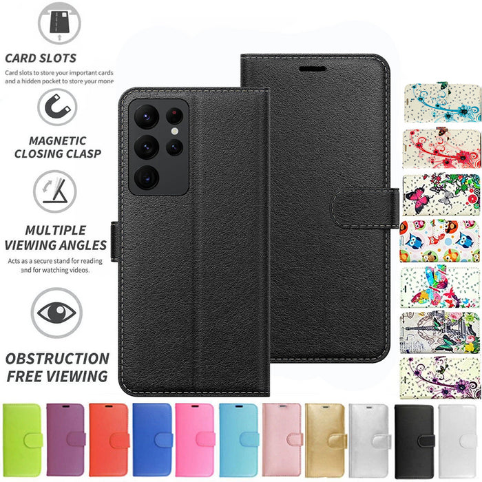 Samsung Galaxy S20 Ultra Flip Folio Book Wallet Case
