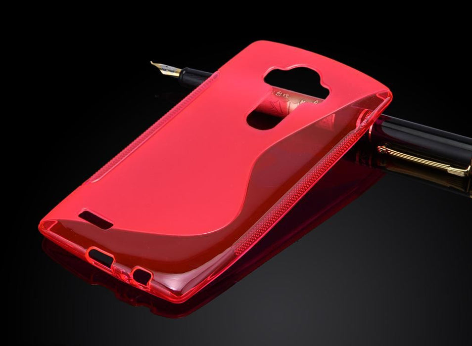 S-Gel Wave Tough Shockproof Phone Case Gel Cover Skin for LG G4
