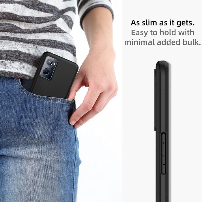 Black Gel Case Tough Shockproof Phone Case Gel Cover Skin for Moto Edge 30 Neo