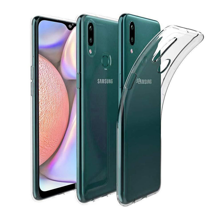 Samsung Galaxy A10s Silicone Gel Ultra Slim Case Clear