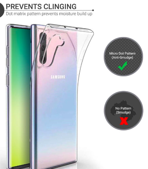 Samsung Galaxy Note 10+ Silicone Gel Ultra Slim Case Clear