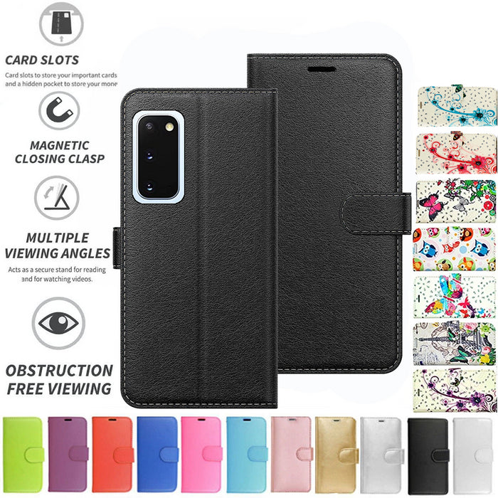 Samsung Galaxy S20 / S11e Flip Folio Book Wallet Case [BIG Butterfly]