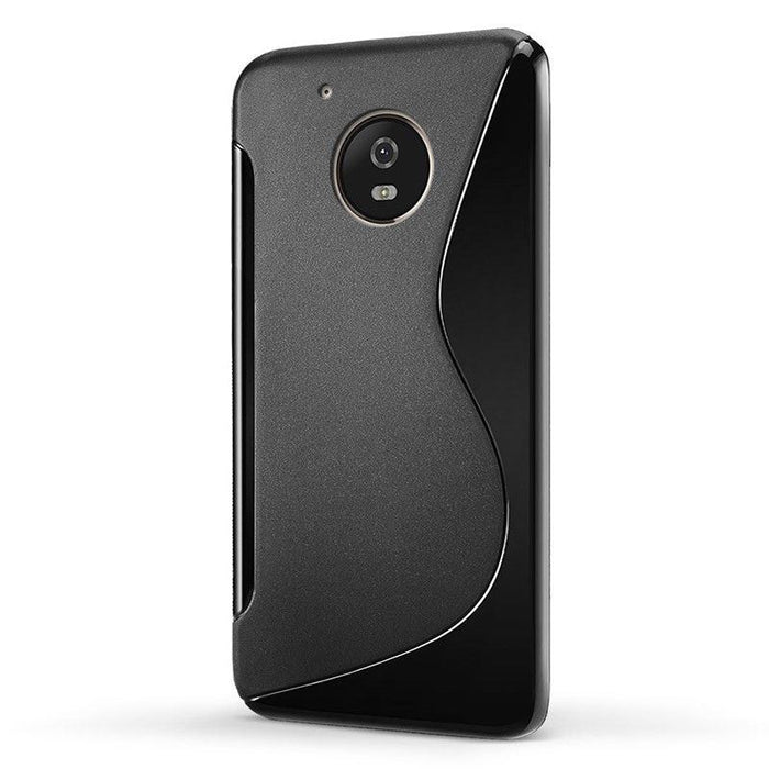 S-Gel Wave Tough Shockproof Phone Case Gel Cover Skin for Motorola Moto G5S Plus