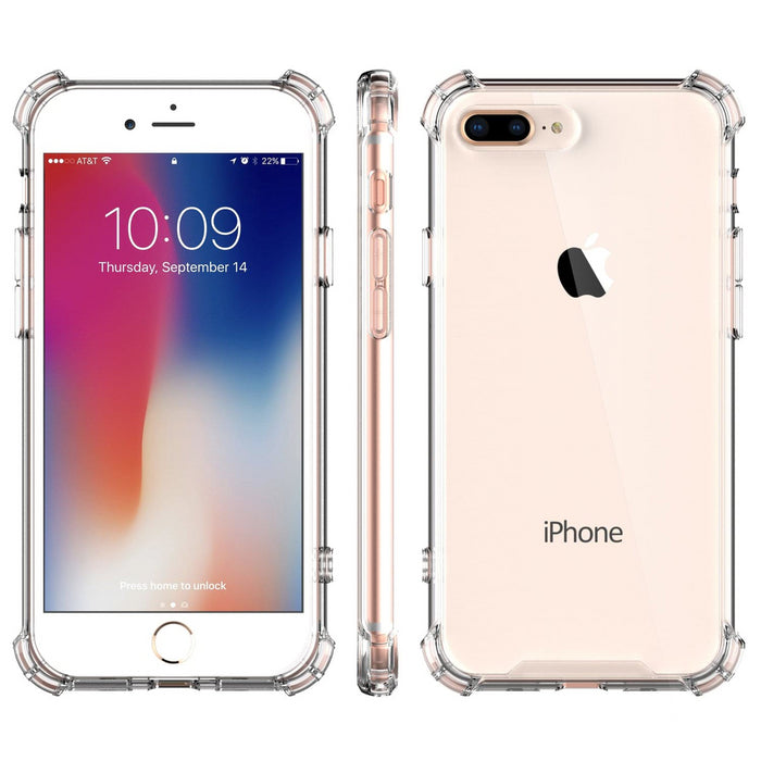 Shockproof Bumper Case Gel Cover for Apple iPhone 7 Plus / 8 Plus