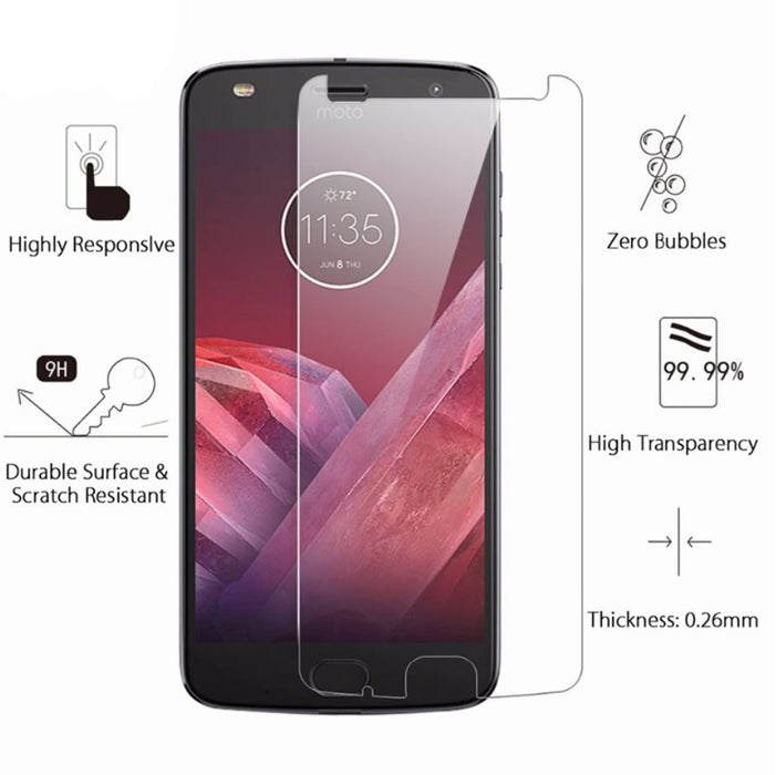 OUT Motorola Moto Z2 Force 2.5D Tempered Glass Screen Protector