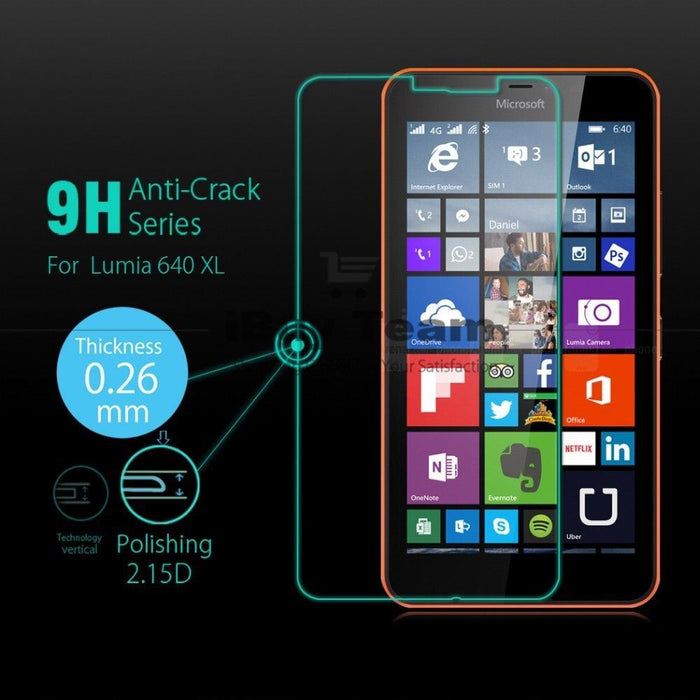 Microsoft Lumia 640 XL  2.5D Tempered Glass Screen Protector
