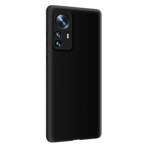 Black Gel Case Tough Shockproof Phone Case Gel Cover Skin for Xiaomi 12T 12T PRO