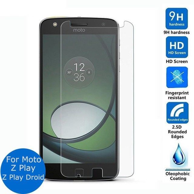 OUT Motorola Moto Z Play 2.5D Tempered Glass Screen Protector