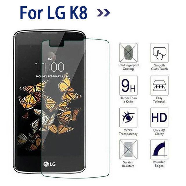 LG K8 2.5D Tempered Glass Screen Protector