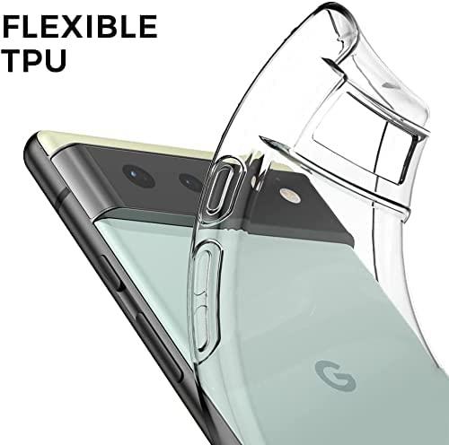 Google Pixel 6A Silicone Gel Ultra Slim Case Clear