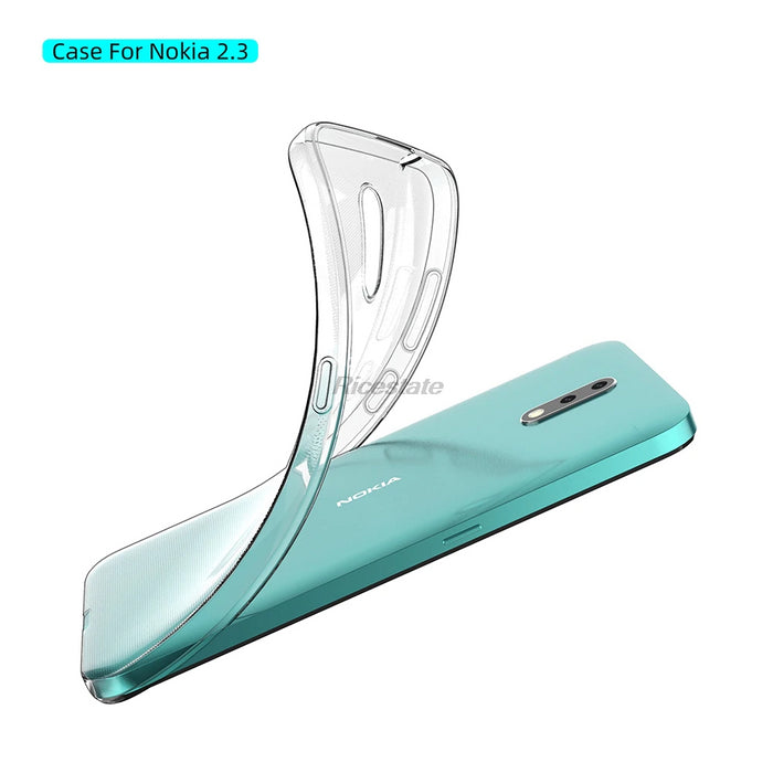 Nokia 2.3 Silicone Gel Ultra Slim Case Clear