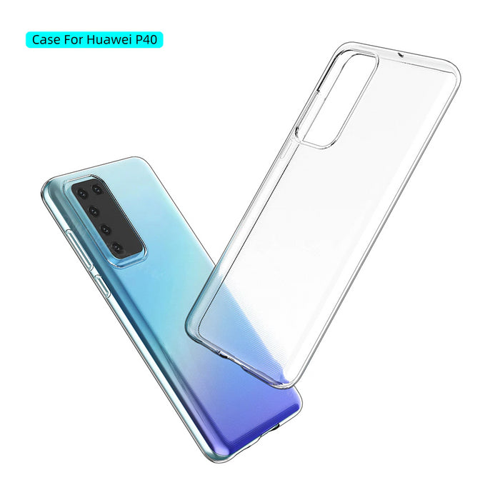 Huawei P40 Pro Silicone Gel Ultra Slim Case Clear