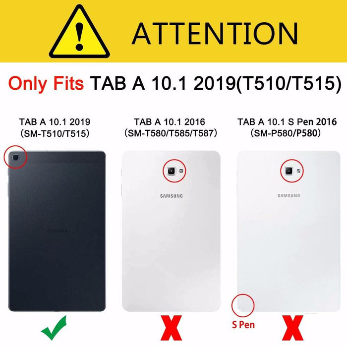 Samsung Galaxy Tab A 10.1" (2019) (T510 / T515) 360° Rotating Folio Case