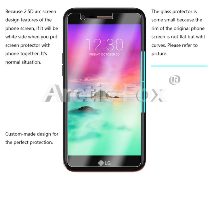 LG K8 (2017) 2.5D Tempered Glass Screen Protector
