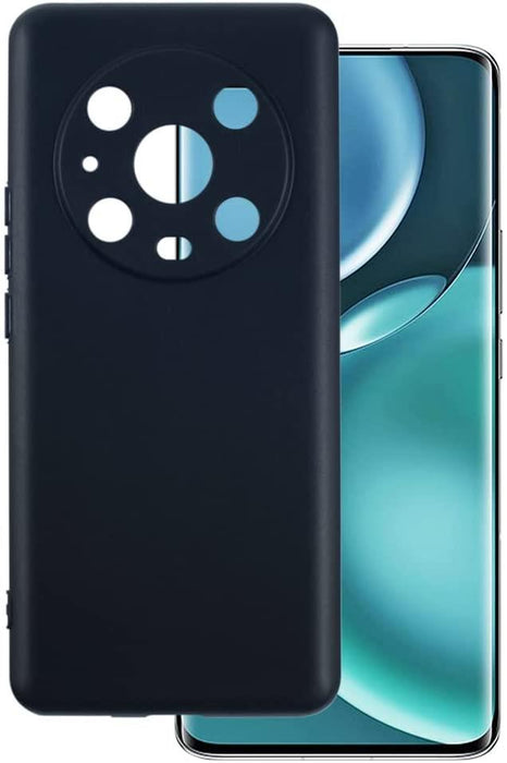 Black Gel Case Tough Shockproof Phone Case Gel Cover Skin for Honor Magic 4 Pro