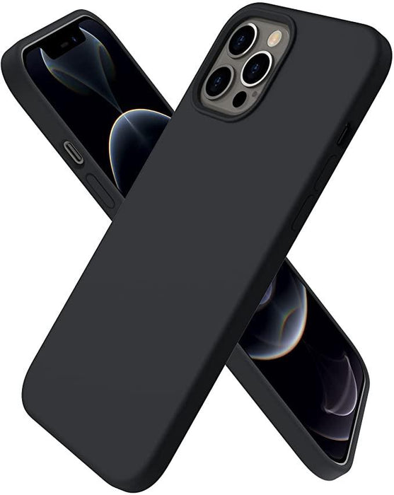 Black Gel Case Tough Shockproof Phone Case Gel Cover Skin for iPhone 12 PRO MAX