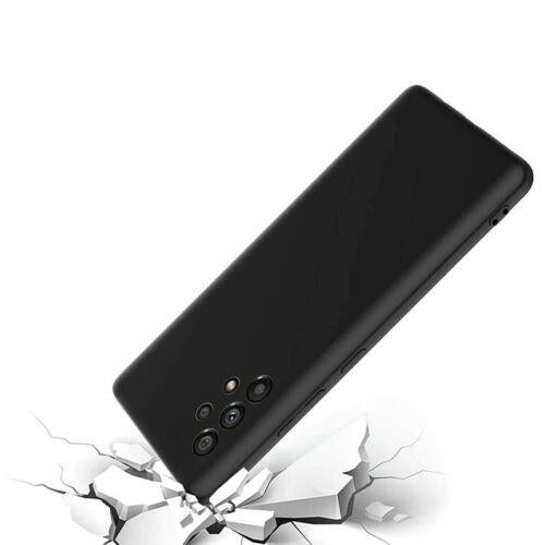 Black Gel Case Tough Shockproof Phone Case Gel Cover Skin for Samsung Galaxy A53