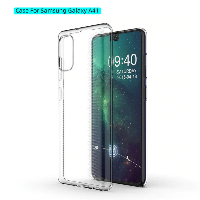 Samsung A41 Silicone Gel Ultra Slim Case Clear