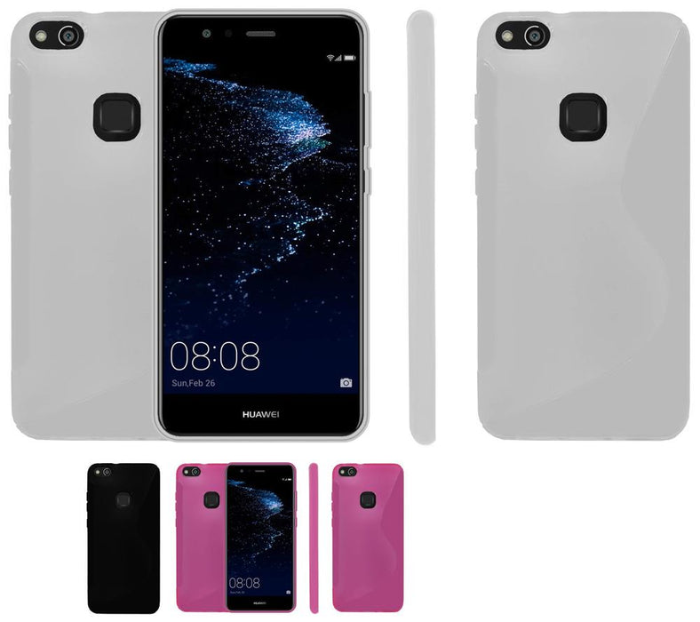 S-Gel Wave Tough Shockproof Phone Case Gel Cover Skin for Huawei P10 Lite