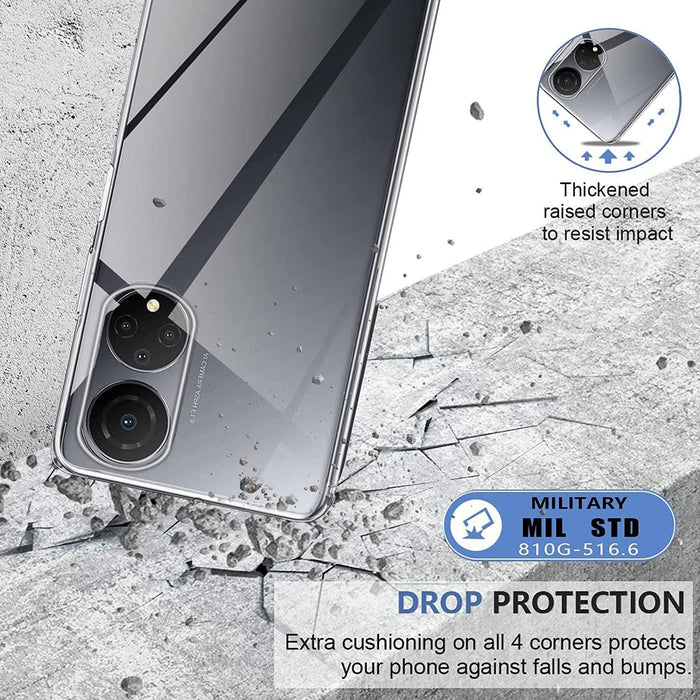 Huawei Honor X7 Silicone Gel Ultra Slim Case Clear