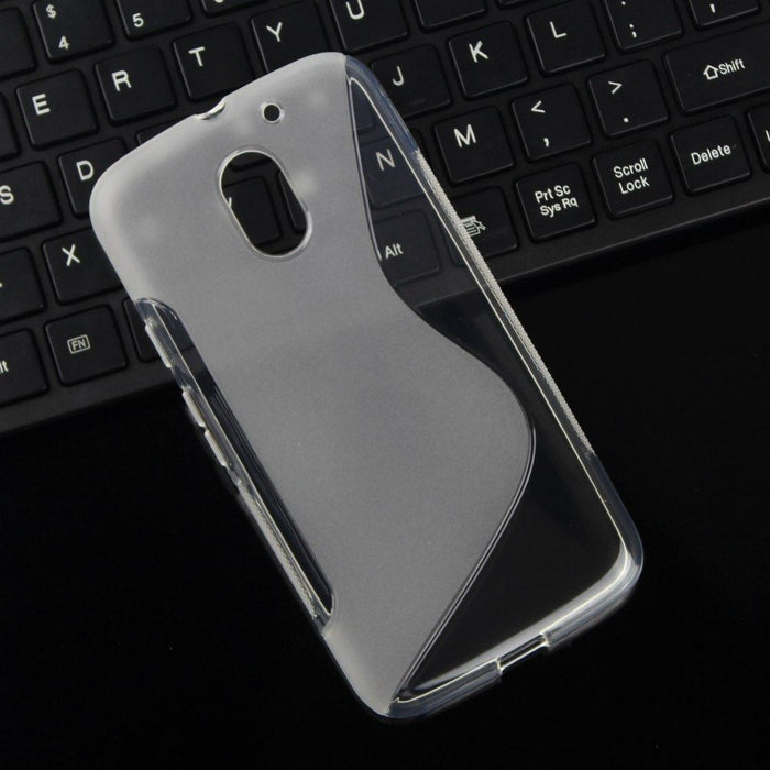 S-Gel Wave Tough Shockproof Phone Case Gel Cover Skin for Motorola Moto E3
