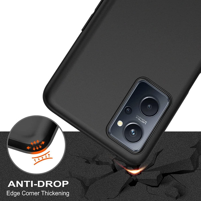 Black Gel Case Tough Shockproof Phone Case Gel Cover Skin for Moto Edge 30 Neo