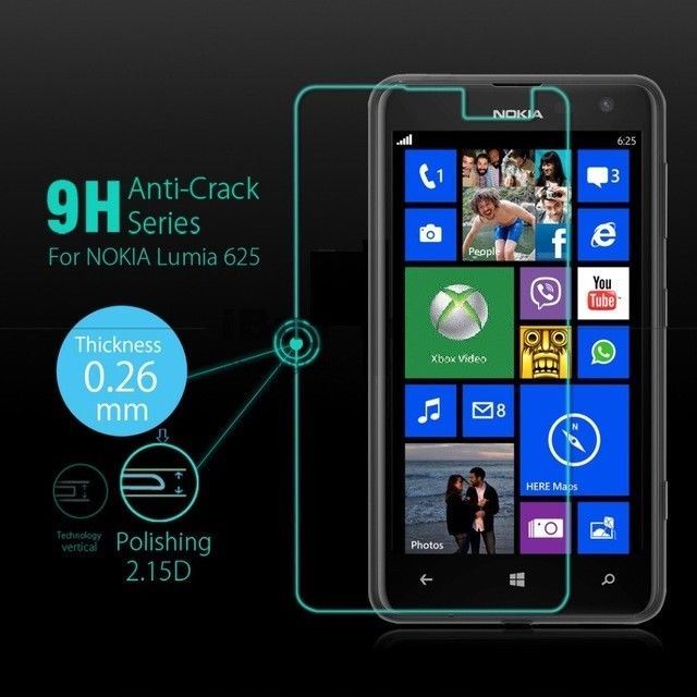 Microsoft Lumia 625  2.5D Tempered Glass Screen Protector