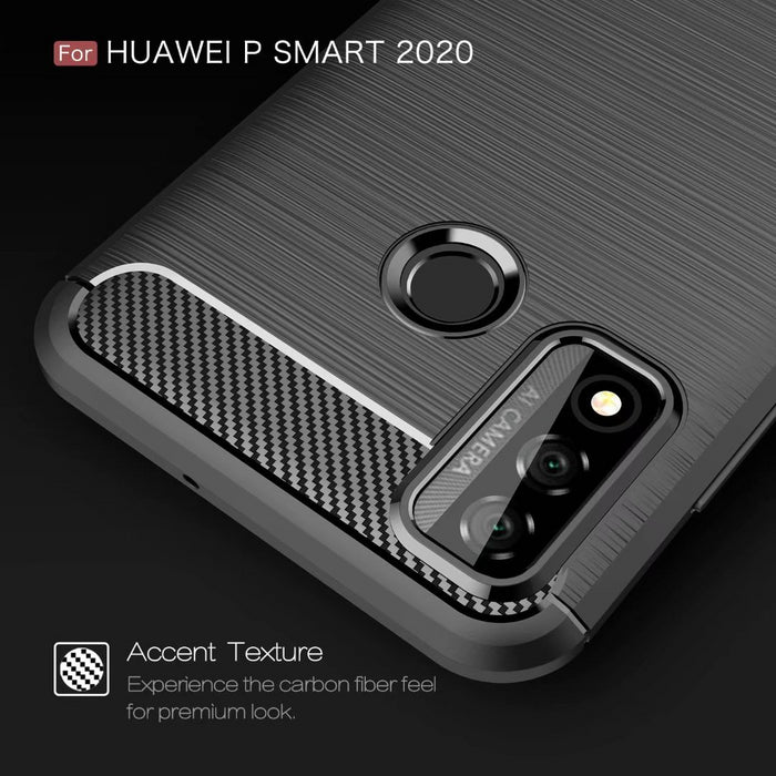 For HUAWEI P Smart 2020 Armour Shockproof Protective Gel Case Silicone Cover Case